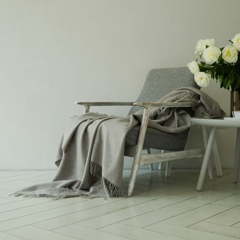 cashmere wool throw fall